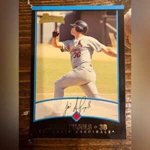 2001 Bowman Albert Pujols Rookie Baseball Trading Card